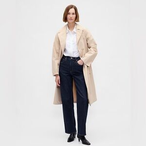 High Rise 90s Loose Fit Dark Indigo Jeans by GAP